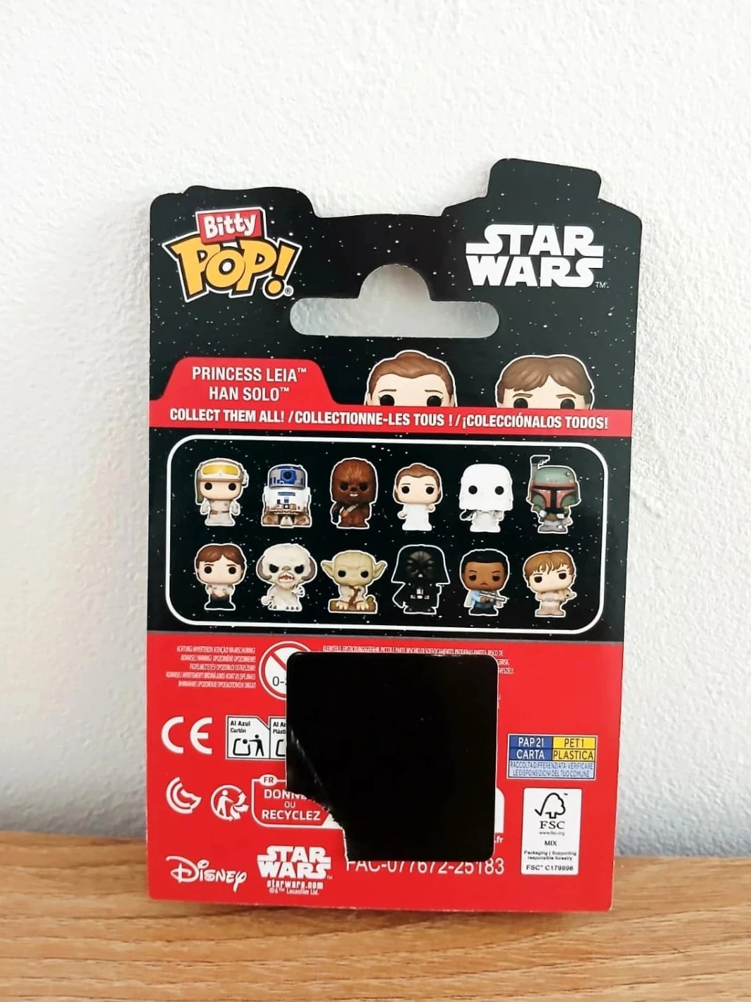 Pack de 2 Funko Bitty Pop! Star Wars  Leia Organa e Han Solo – photo 2